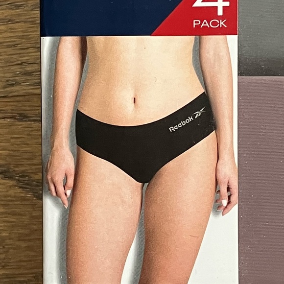 Reebok 4-pack Ladies Performance Hipster Medium - Picture 2 of 9